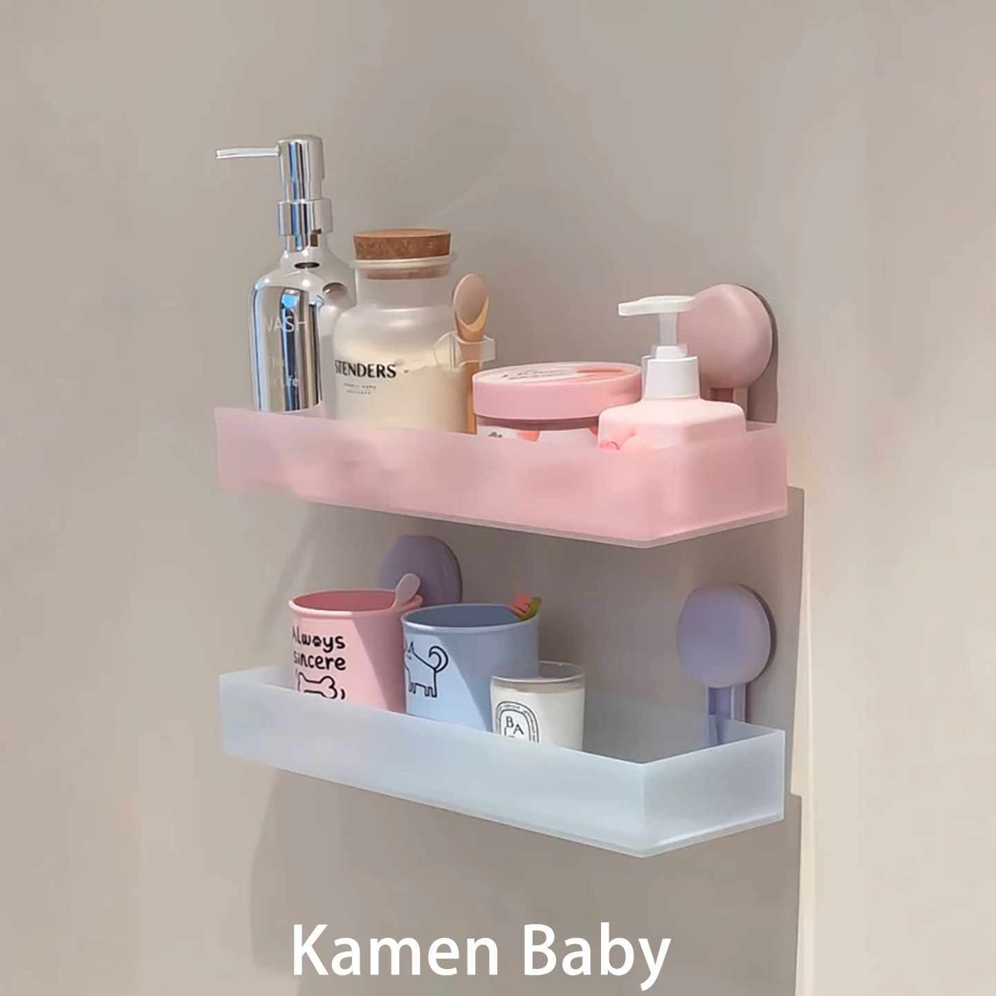 马卡龙免打孔置物架家用浴室卫生间吸盘角架创意壁挂高颜值收纳架,家庭/个人清洁工具,浴室角架/置物架,淘宝优惠券,粉丝福利购,淘宝优惠卷