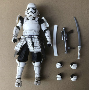 外贸散货星球大战SIC 名将轻足暴风兵白兵克隆人可动手办摆件现货