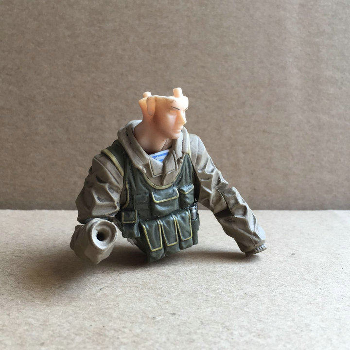 海洋堂 迷你山口式 rmex-002 合金装备5 幻痛TPP苏联士兵配件