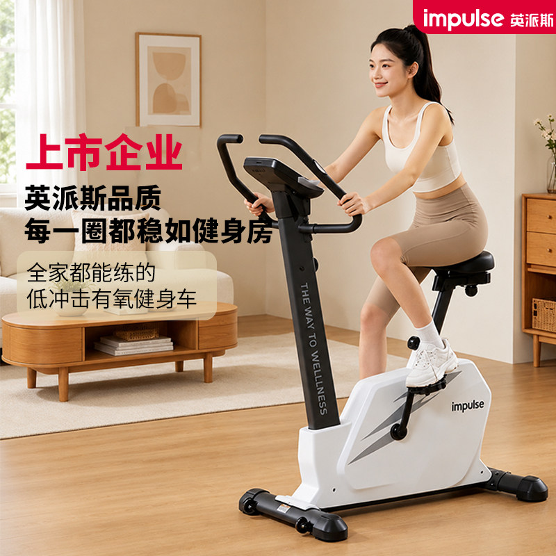 英派斯家用动感单车静音脚踏车健身房室内减肥运动健身车锻炼器材