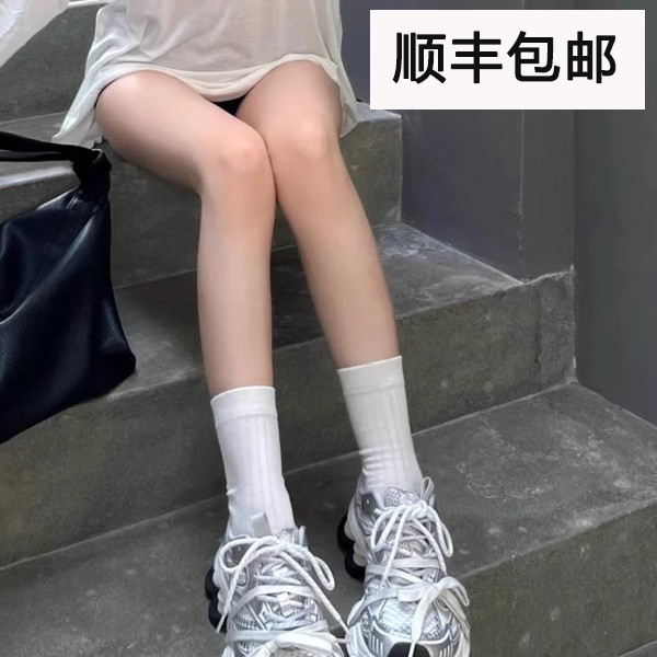 林允同款银色老爹鞋女2025春夏新款做旧双鞋带捆绑厚底休闲运动鞋