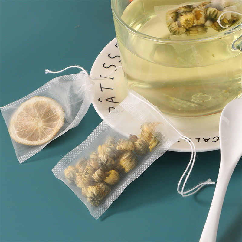 抽线尼龙茶包网袋一次性茶叶花茶过滤袋卤料煲汤袋食品级煮泡茶袋