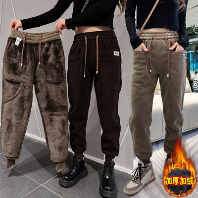 高腰百搭美拉德抗寒保暖休闲裤