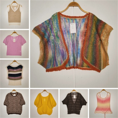 学院风女森系软妹马海毛短袖马甲