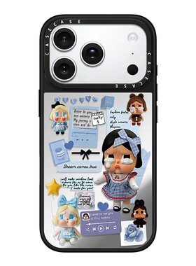 C家iPhone苹果17promax手机壳16plus/13/14磁吸17高级感小众Air情侣16promax韩风17pro超好看哭娃蓝色便利贴