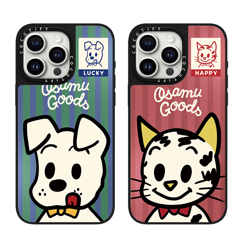 C家镜面MagSafe磁吸原田治情侣适用iphone15手机壳14pro17苹果13promax保护套12卡通可爱11日韩16plus新款