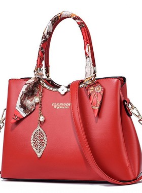 无注册商标无品牌女士包袋手提包女包 大气 斜挎箱包大容量黄色