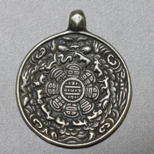 藏传天铁阿呆金刚杵卡子佛珠佛串配饰藏式小元素背云九宫挂件饰品