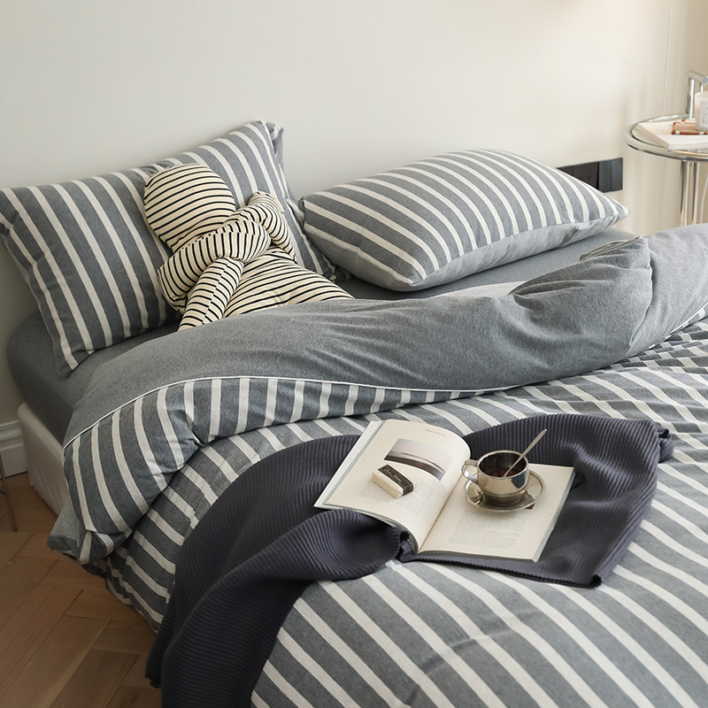 床笠式4件棉日式裸睡床上用品