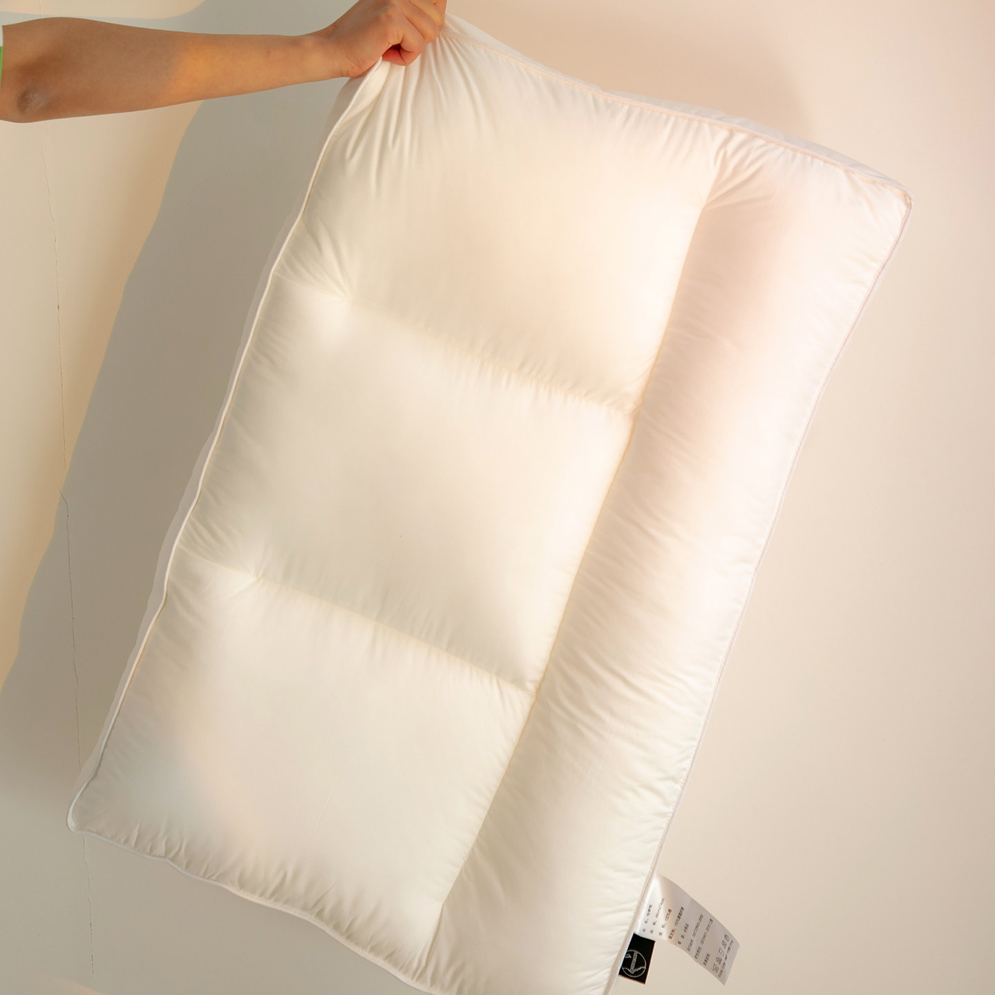 全棉纯棉护颈助睡眠枕芯单只枕头