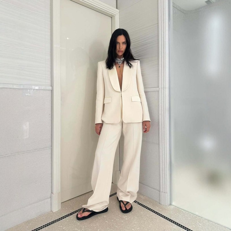 羊毛西装套装裤新款高级感干练女