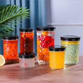 带盖玻璃梅森瓶大容量果汁酵素奶茶杯吸管水杯家用密封公鸡杯罐子