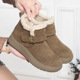 进口一件厚底雪地靴女款 中老年马丁靴 加绒加厚保暖大棉鞋 季 新款