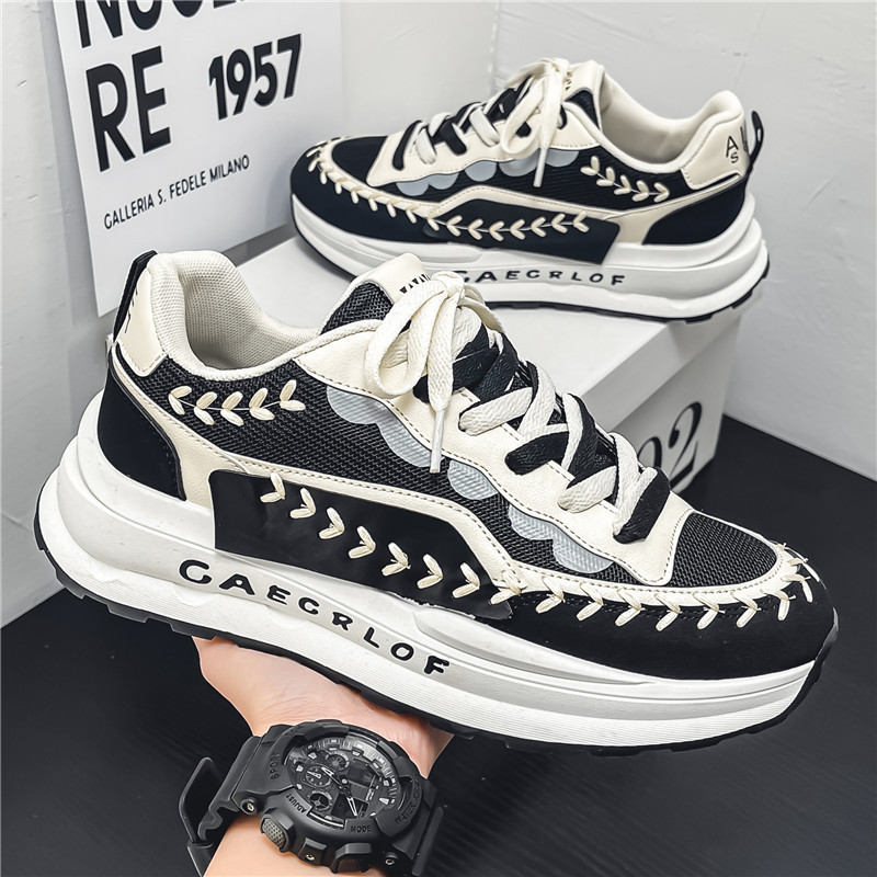 优选新品阿甘男鞋新款潮流百搭休闲防滑青少年运动增高老爹潮鞋男