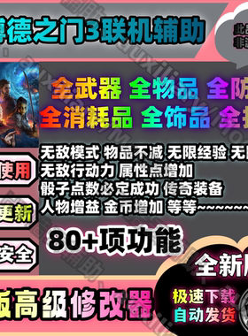 博德之门3联机辅助/Baldur's Gate 3辅助/Steam/永久/安全/包更新