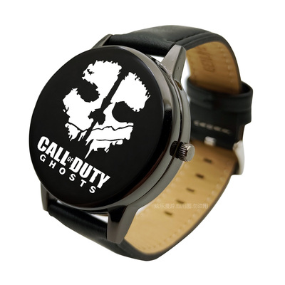 COD使命召唤周边手表 个性小众骷髅头电子腕表
