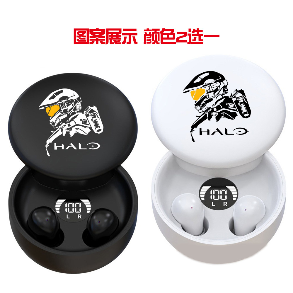 HALO光环无限光晕周边耳机 士官长UNSC斯巴达战士星盟主题耳塞
