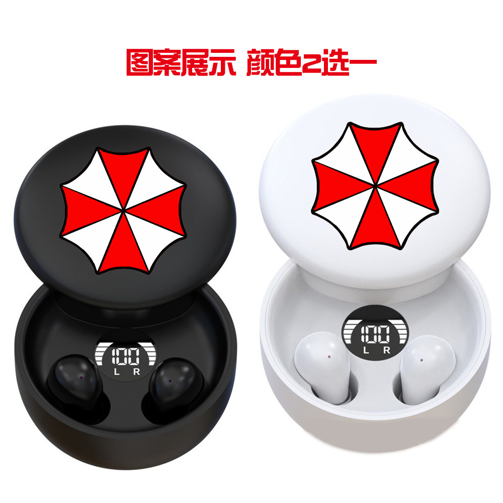 Resident Evil生化危机周边蓝牙耳机 浣熊市RPD安布雷拉耳塞耳麦