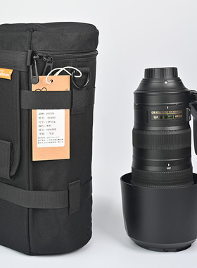 加厚送腰带通用150-600长焦镜头筒包套200-500桶包保护袋收纳包