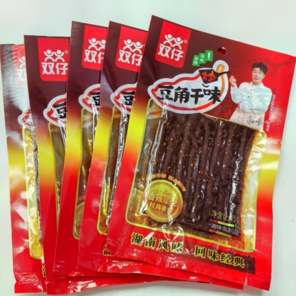 双仔豆角干味45g*10麻辣零食休闲食品小吃解馋小零食辣条面筋辣棒
