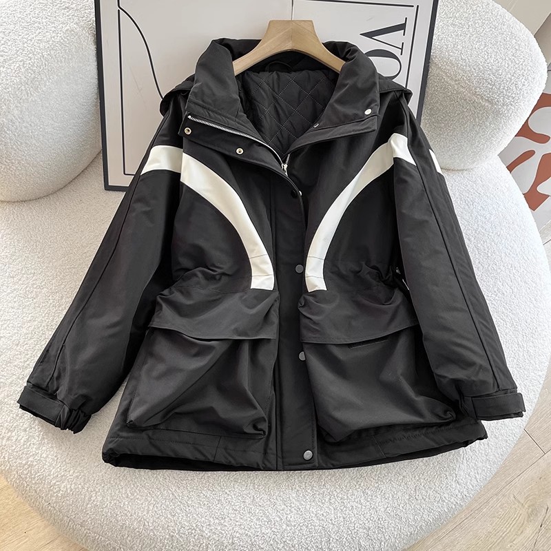 other/其他连帽棉服收腰