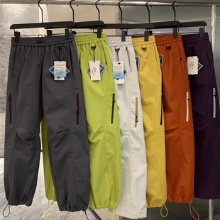 软壳冲锋裤 户外山系防风防水徒步登山裤 秋 多巴胺情侣款 渠道好货