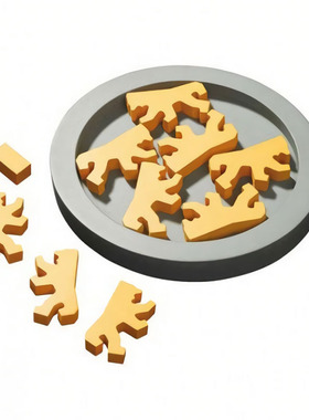 Philos我是熊Ich Bin Ein Bärliner 木质拼图儿童益智玩具Puzzle