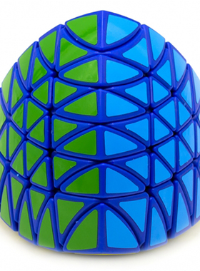 Calvin六阶金字塔魔方蓝色限量六层三角粽子Timur Royal Pyraminx