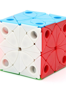 方是LimCube 海云闪蝶魔方实色转棱直升机异形儿童益智玩具高难度