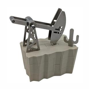 Monkeys摇滚吧毛刺Rock Burr金属3D打印益智Puzzle Brass Two