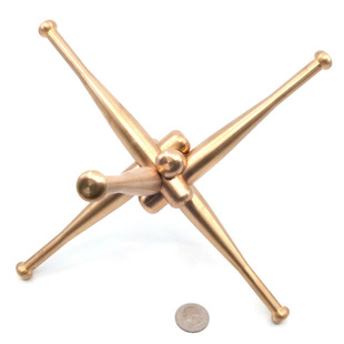 重型击球手Heavy Monkeys Hitter金属黄铜孔明锁Puzzle Brass Two