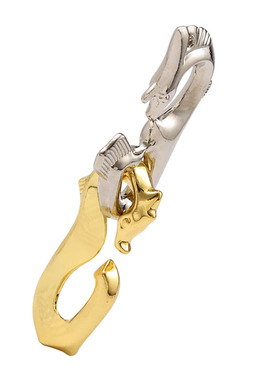 Hanayama魔金辰Seahorse海马金属益智烧脑玩具海洋系列解环Puzzle