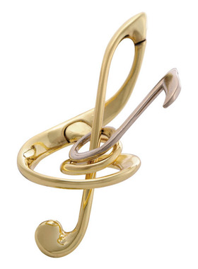 Cast Puzzle魔金Harmony 奏 日本Hanayama金属解锁益智减压玩具L2