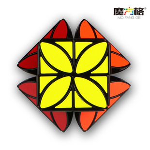 奇艺魔方格四叶草魔方加强版 高难度魔方异形 儿童益智玩具