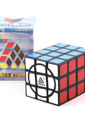 智力乐园超334立体魔中魔黑色 高阶异形学生魔方 黑底彩面魔方