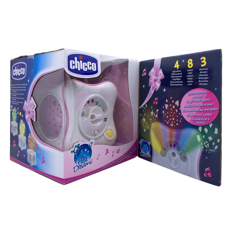 CHICCO  및  수면 야간 조명 별이 빛나는 하늘 변경 음악 수면 보조 프로젝터 램프  진정 램프
