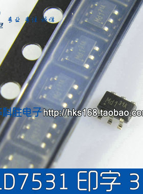 LD7531 印字：31 液晶电源6脚管理芯片 SOT23-6