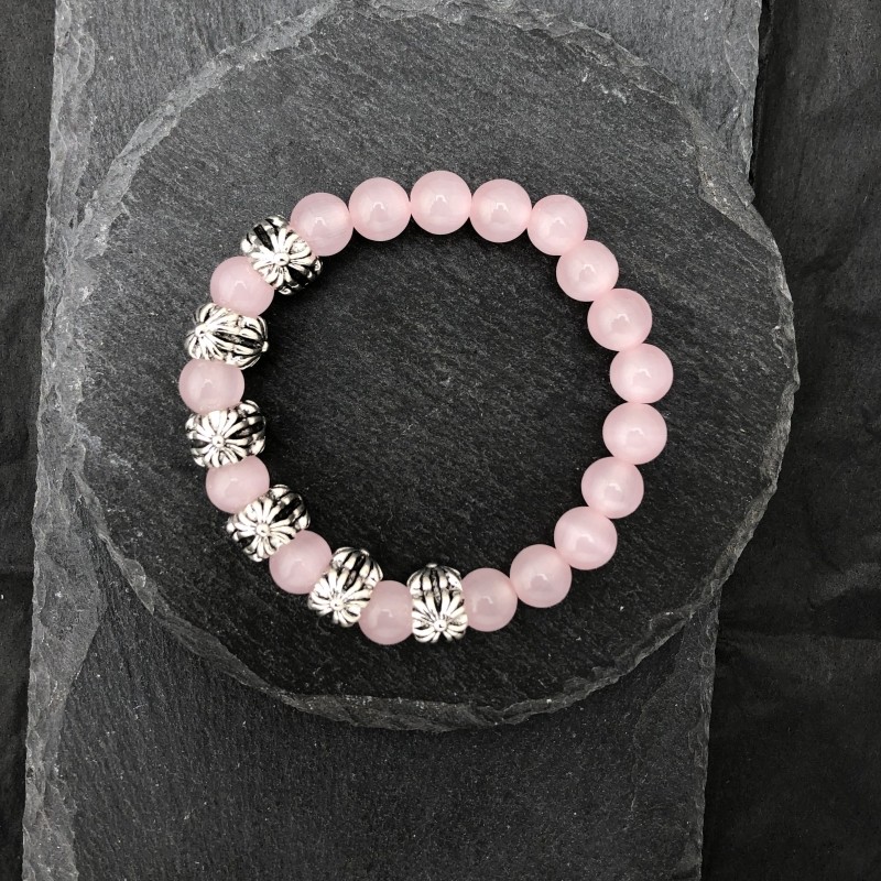 thumbnail for Yakidi/ Street Style Bracelet, Fashionable and Versatile, Trendy Cross-Shaped Natural Black Stone Bracelet for Men and Women, Couple and Student Bracelet