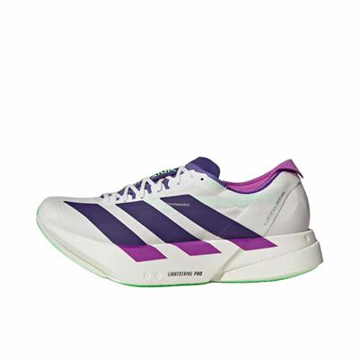 adidas阿迪达斯男子ADIZERO ADIOS PRO 4运动竞速跑步鞋JR1656