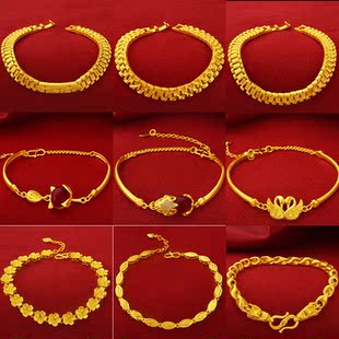 2025年新款潮越南沙金手链女貔貅仿真不掉色首饰假黄金999正品24k
