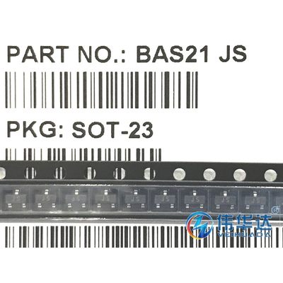 原装现货 BAS21LT1G JS SOT-23 250V/225mA 贴片开关二极管 100只