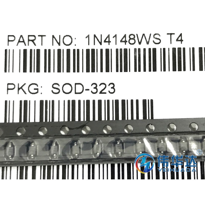 1N4148WS IN4148 0805 SOD323 丝印T4 贴片开关二极管 一盘3000只