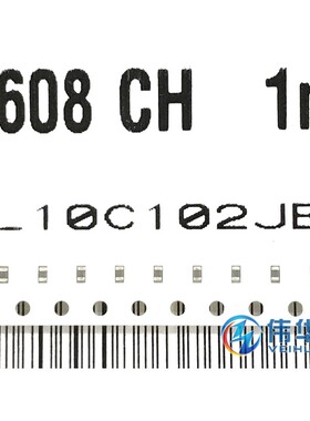 贴片电容 0603 1NF 102J 50V 1608 NPO 精度5% 高频 原装现货