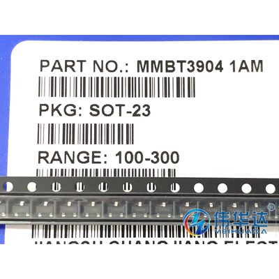 原装现货 MMBT3904 1AM SOT-23 NPN 40V/200mA 贴片三极管 100只