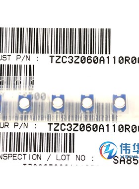 贴片微调电容 TZC3Z060A110R00 6PF 3X4.5MM 蓝色 原装现货