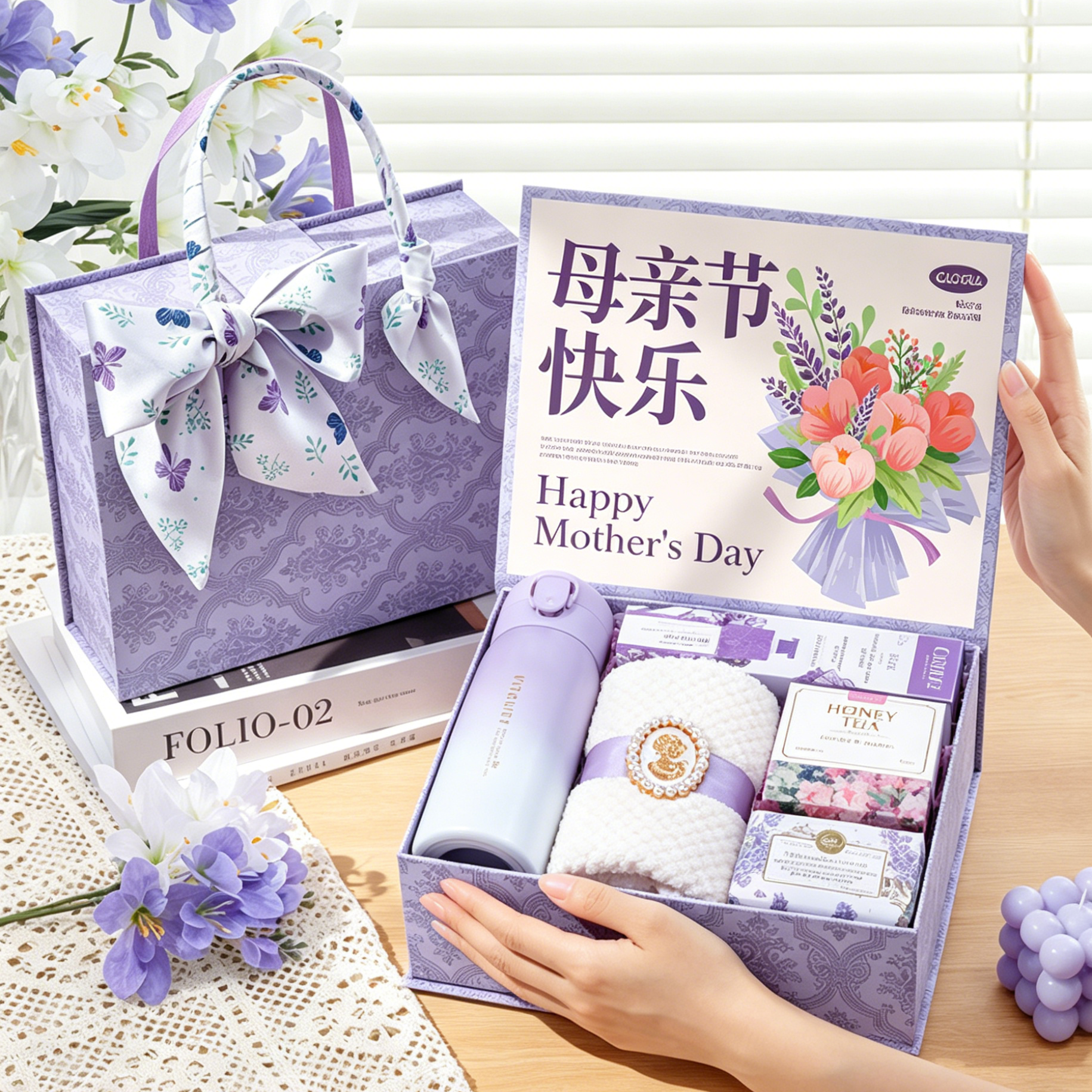 母亲节礼物实用送给妈妈生日护士节轻奢女生实用高档的小礼品礼盒