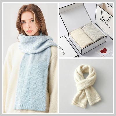 暖冬围巾！轻奢高档礼盒装