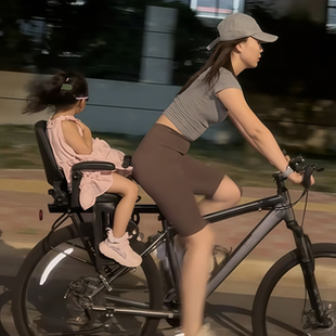 适配喜德盛自行车儿童座椅公路车宝宝后座椅山地车靠背座椅幼中大