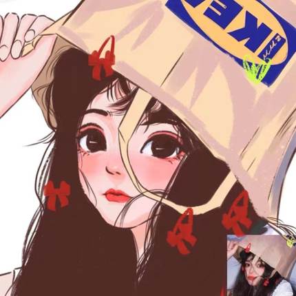 Q版手绘头像定制真人照片转手绘微信情侣头像卡通动漫画设计定制