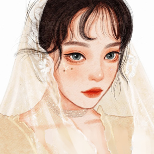 手绘头像卡通人物形象设计动漫漫画情侣真人照片转手绘头像定制作